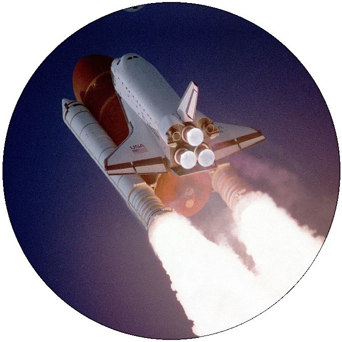 Space Shuttle Pinback Buttons and Stickers