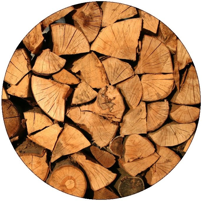 Fire Wood Background Pinback Buttons and Stickers