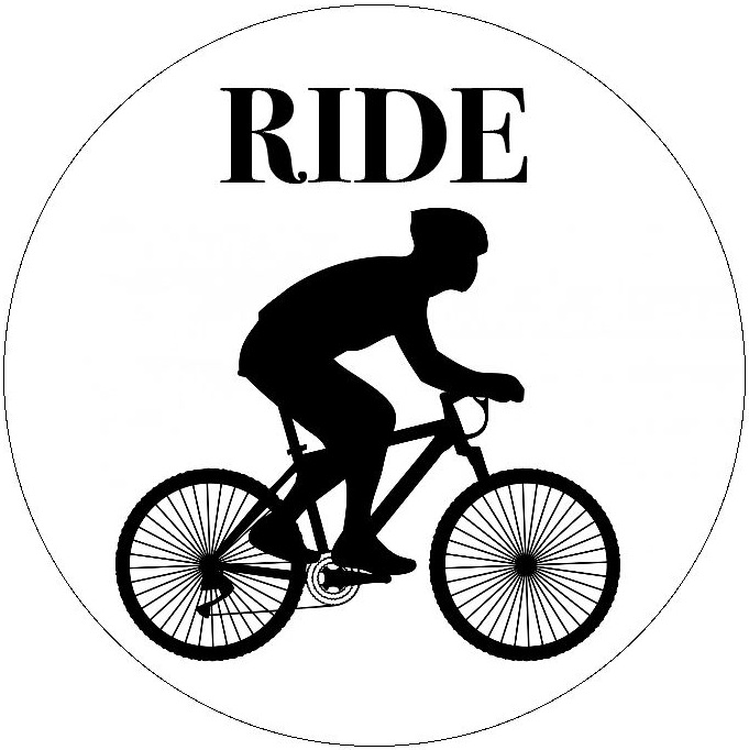 Bicycle Pinback Buttons and Stickers