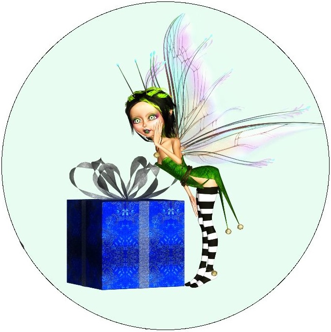 Birthday Fairy Pinback Buttons and Stickers