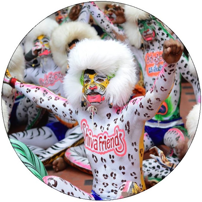 Brazilian Carnival Pinback Buttons and Stickers
