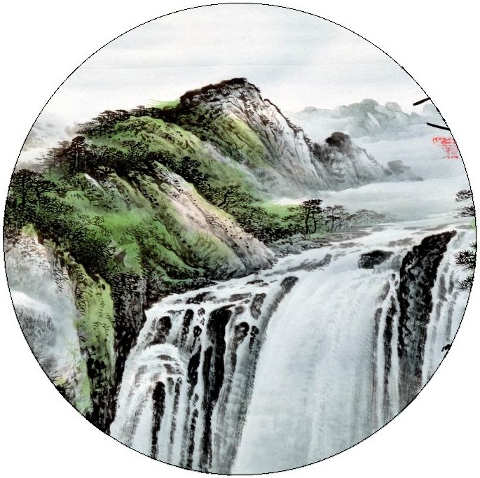 Chinese Prints Pinback buttons and Stickers