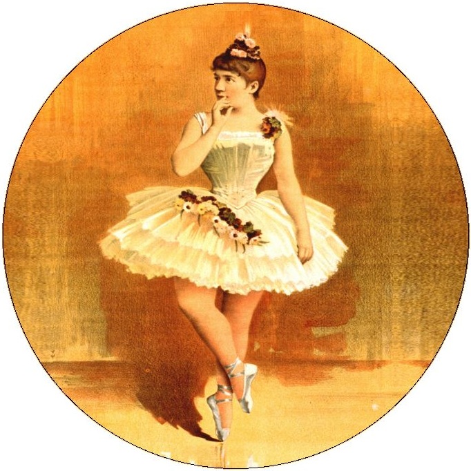 Ballerina Dance Pinback Buttons and Stickers