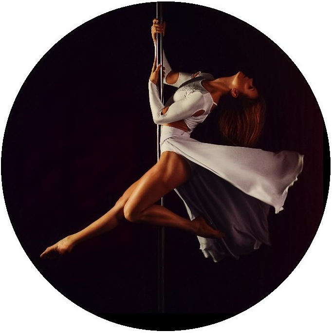 Pole Dance Pinback Buttons and Stickers