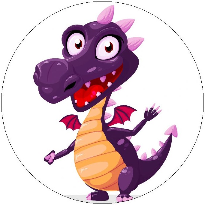 Dragon Pinback Buttons and Stickers