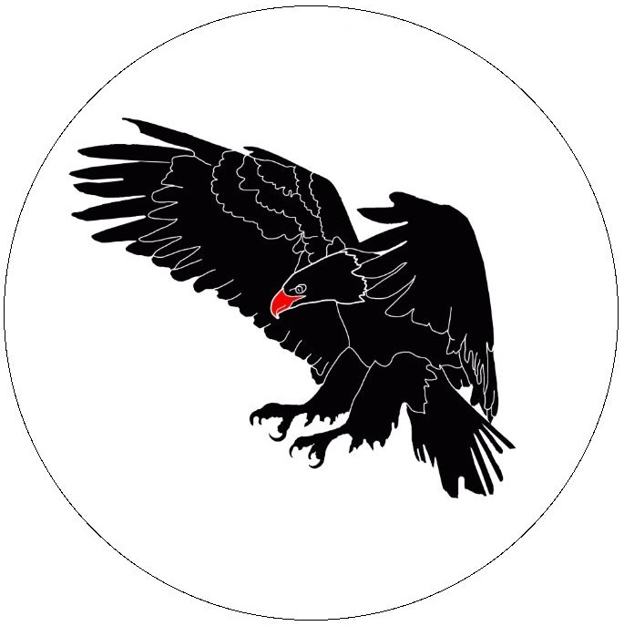 Eagle Silhouette Pinback Buttons