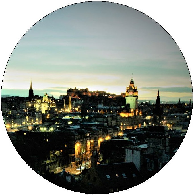 Edinburgh Scotland Pinback Buttons and Stickers