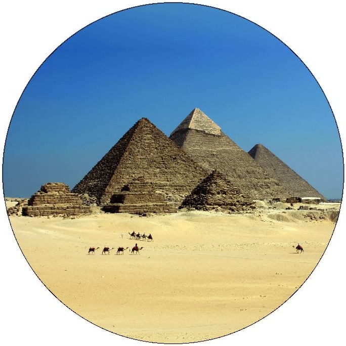Great Pyramids Pinback Buttons and Stickers