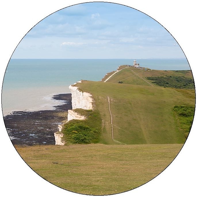 White Cliffs Pinback Buttons and Stickers