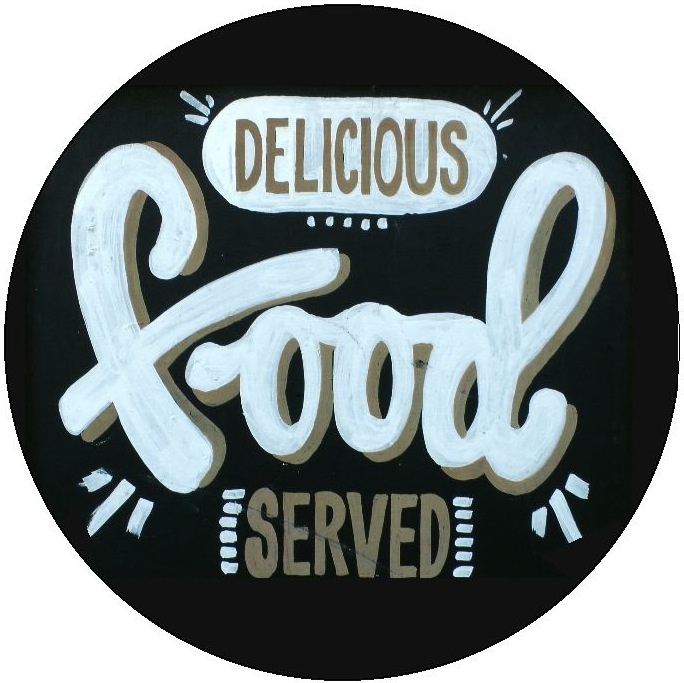 Delicious Food Pinback Buttons and Stickers