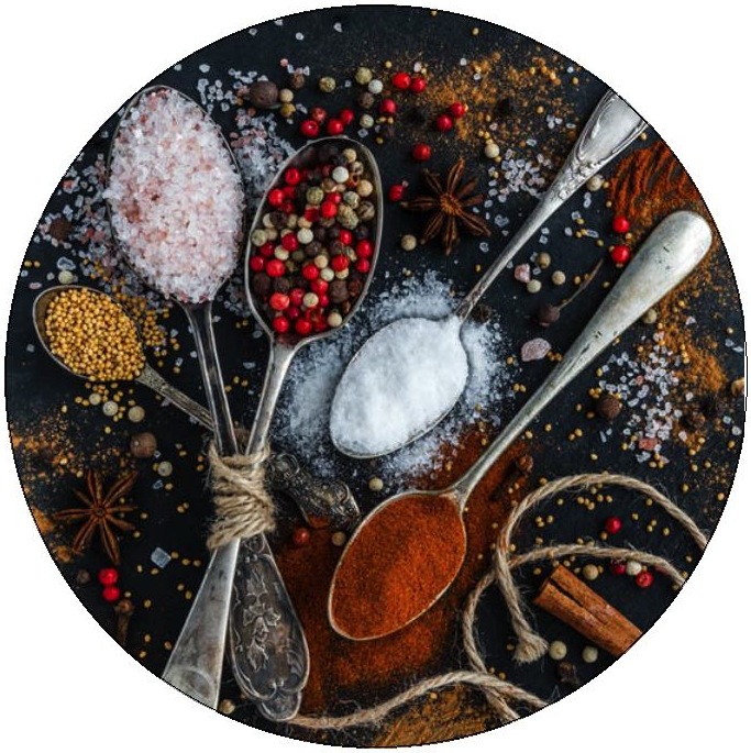 Spices Pinback Buttons and Stickers