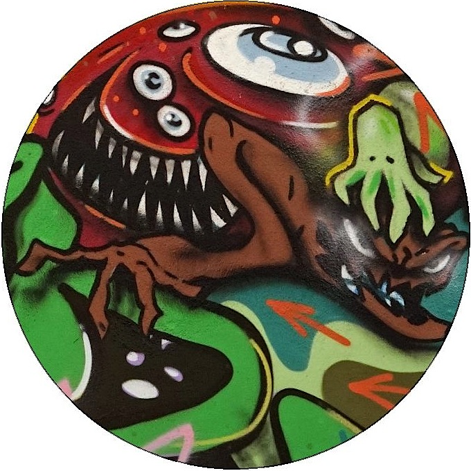 Graffitti Pinback Buttons and Stickers