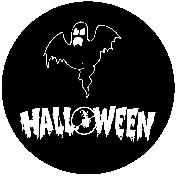 Halloween Ghost Buttons and Stickers