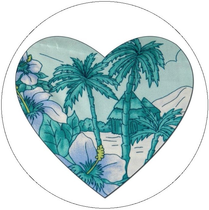 Heart Pinback Buttons and Stickers