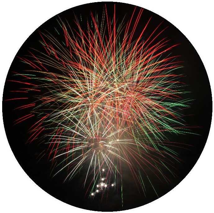 Fireworks Pinback Button