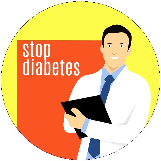 Diabetes Pinback Buttons and Stickers