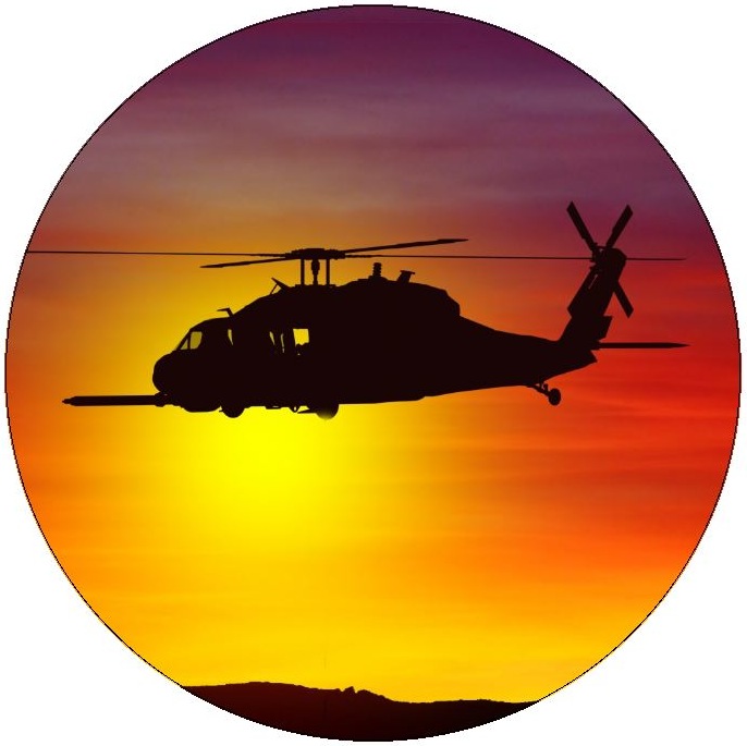 Military Helicopter Pinback Buttons and Stickers