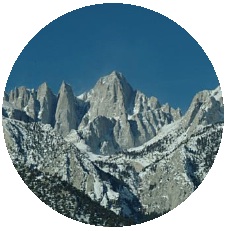 Mount Whitney Pinback Buttons and Stickers