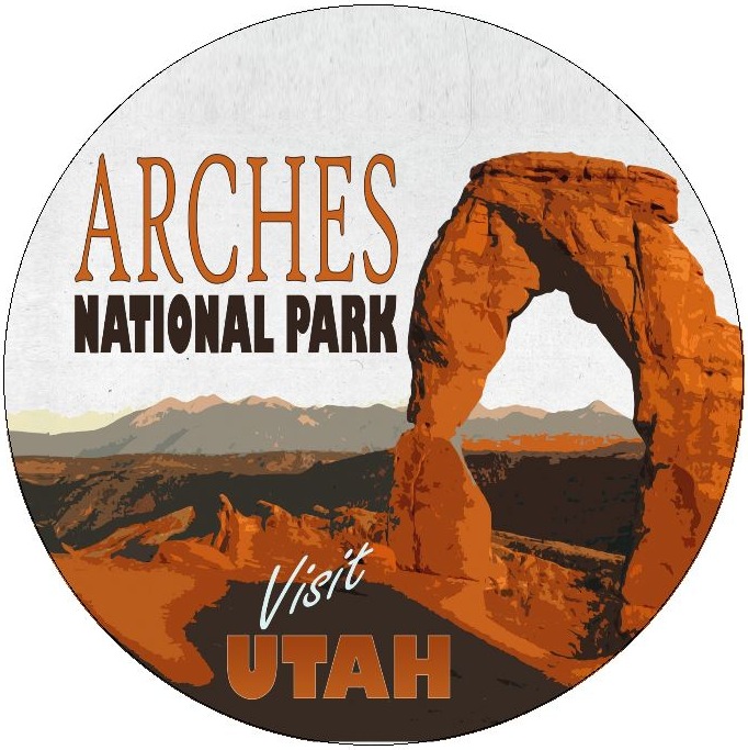 Arches National Park Pinback Buttons and Stickers