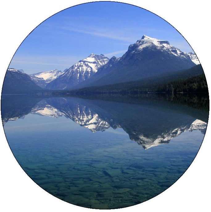 Lake McDonald in Glacier National Park Pinback Buttons and Stickers