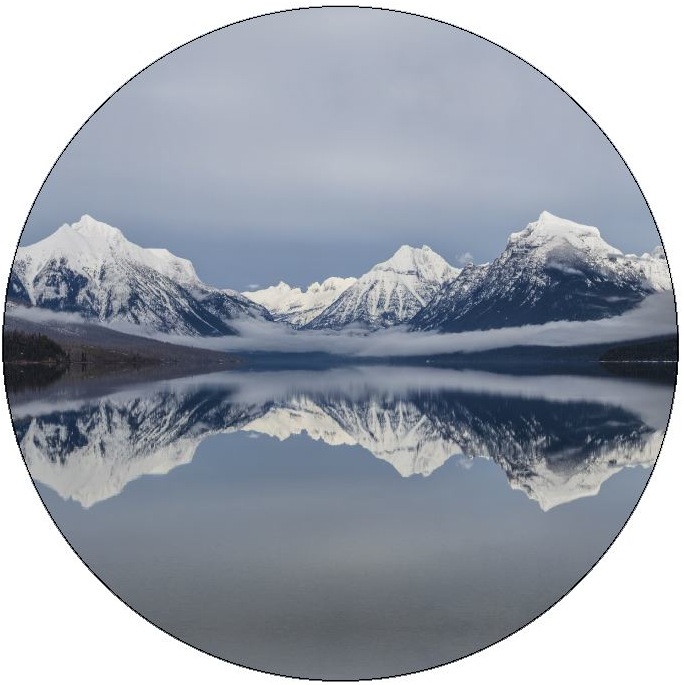 Lake McDonald in Glacier National Park Pinback Buttons and Stickers