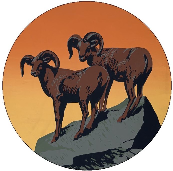 Mountain Goats Pinback Buttons and Stickers