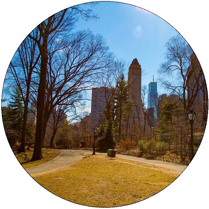 New York City Central Park Pinback Button and Stickers