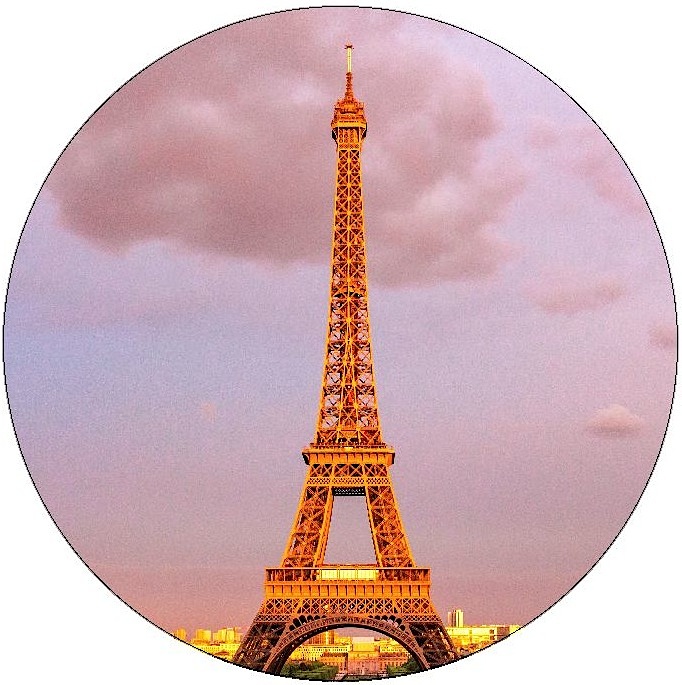 Eiffel Tower Pinback Buttons and Stickers