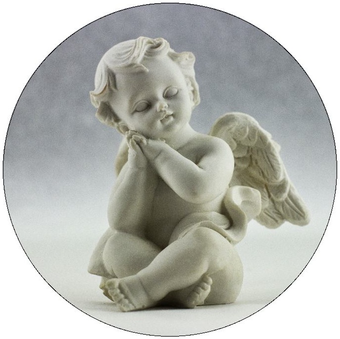 Angel Pinback Buttons and Stickers