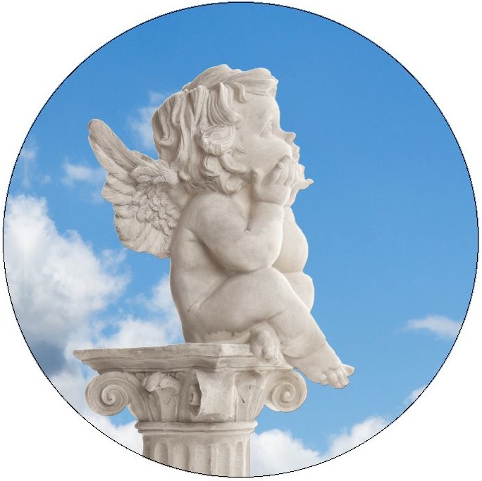 Angel Pinback Buttons and Stickers