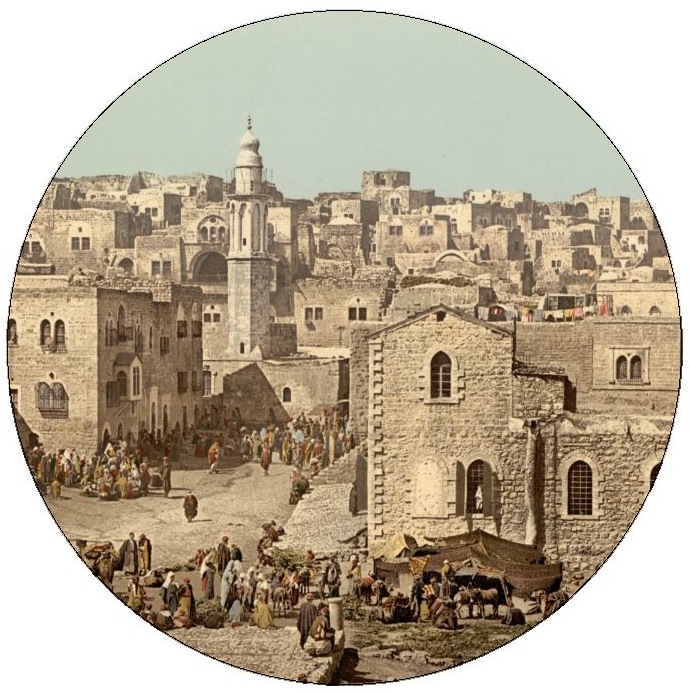 Bethlehem Pinback Buttons and Stickers
