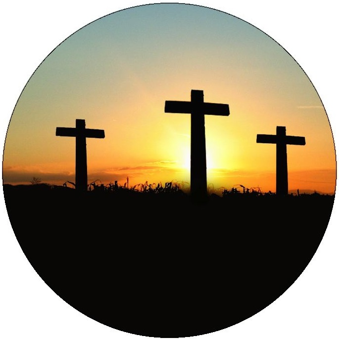 Religious Cross Pinback Buttons and Stickers