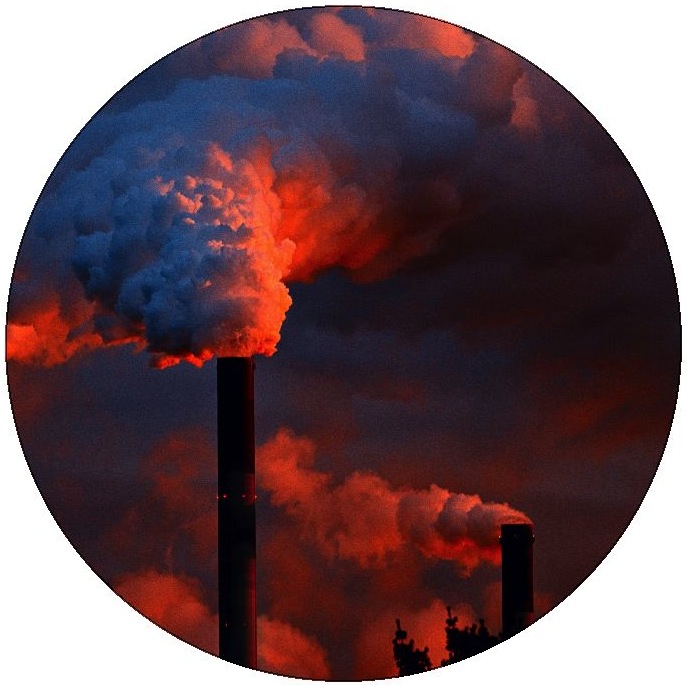 Smokestack Pinback Buttons and Stickers