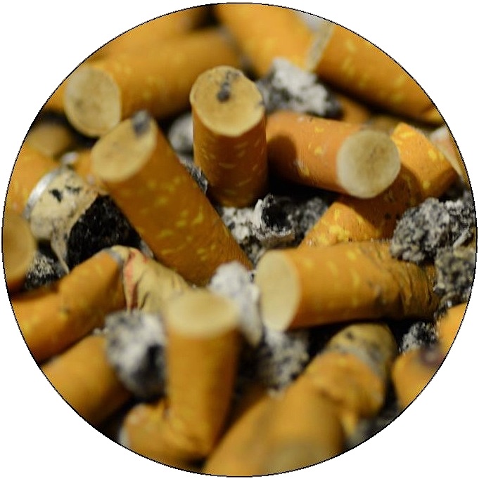 Quit Smoking Pinback Button and Stickers
