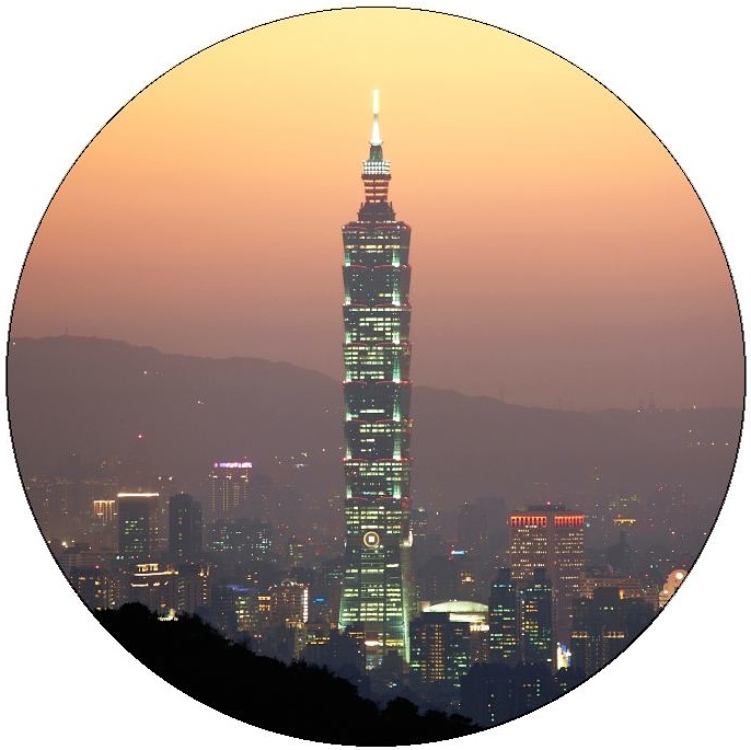 Taipei Pinback Button and Stickers