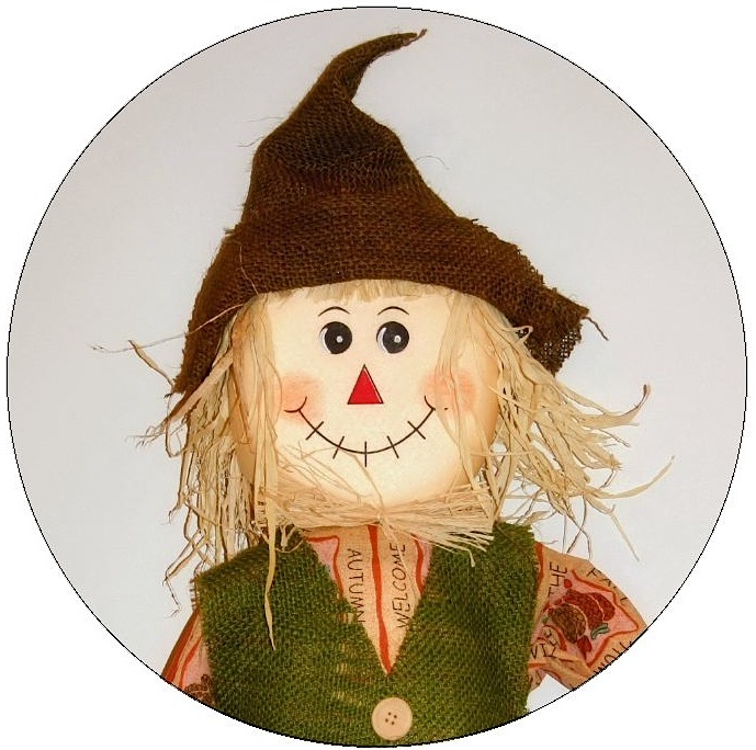 Scarecrow Pinback Buttons and Stickers