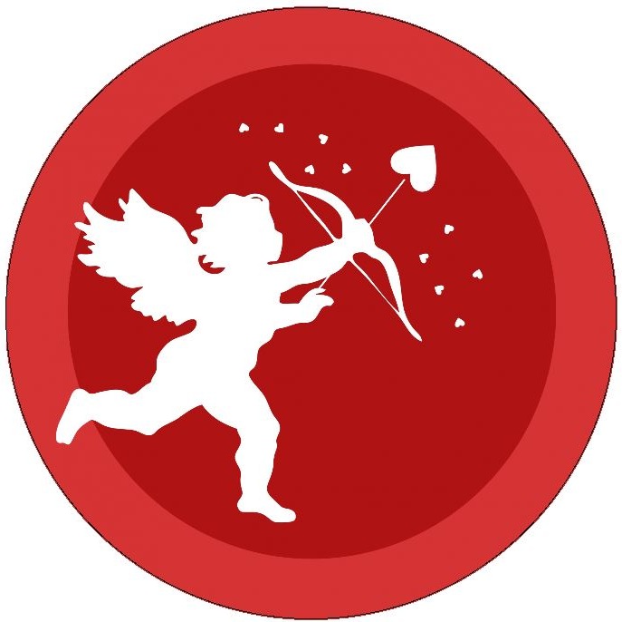 Cupid Pinback Buttons and Stickers