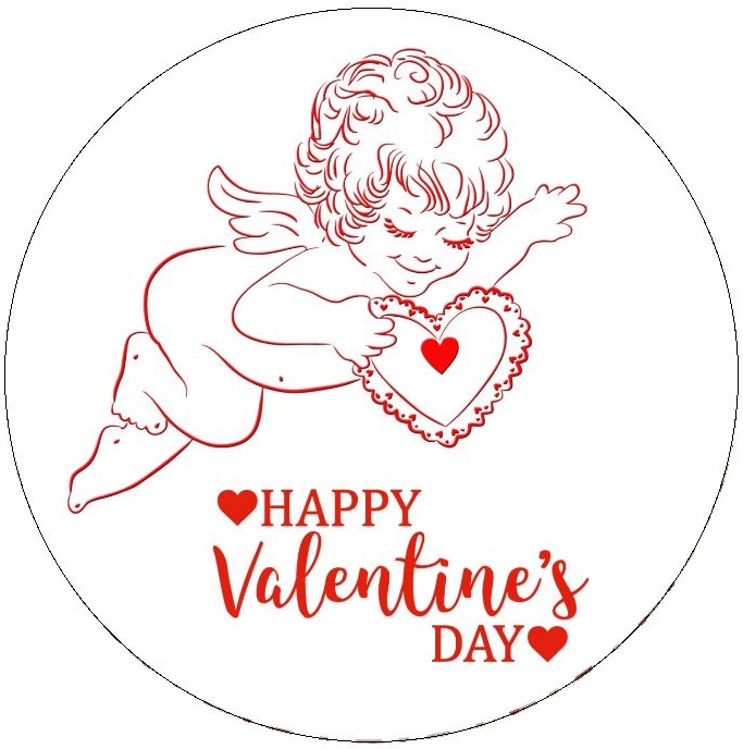 Valentine Background Pinback Buttons and Stickers