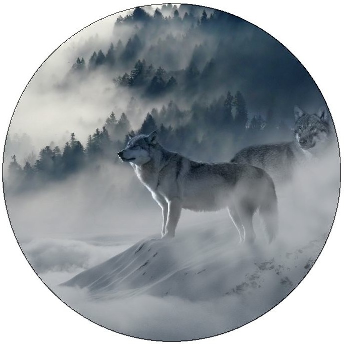Wolf Pinback Buttons and Stickers