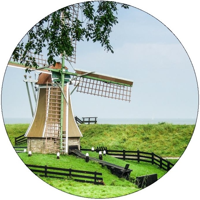 Windmill Pinback Buttons and Stickers